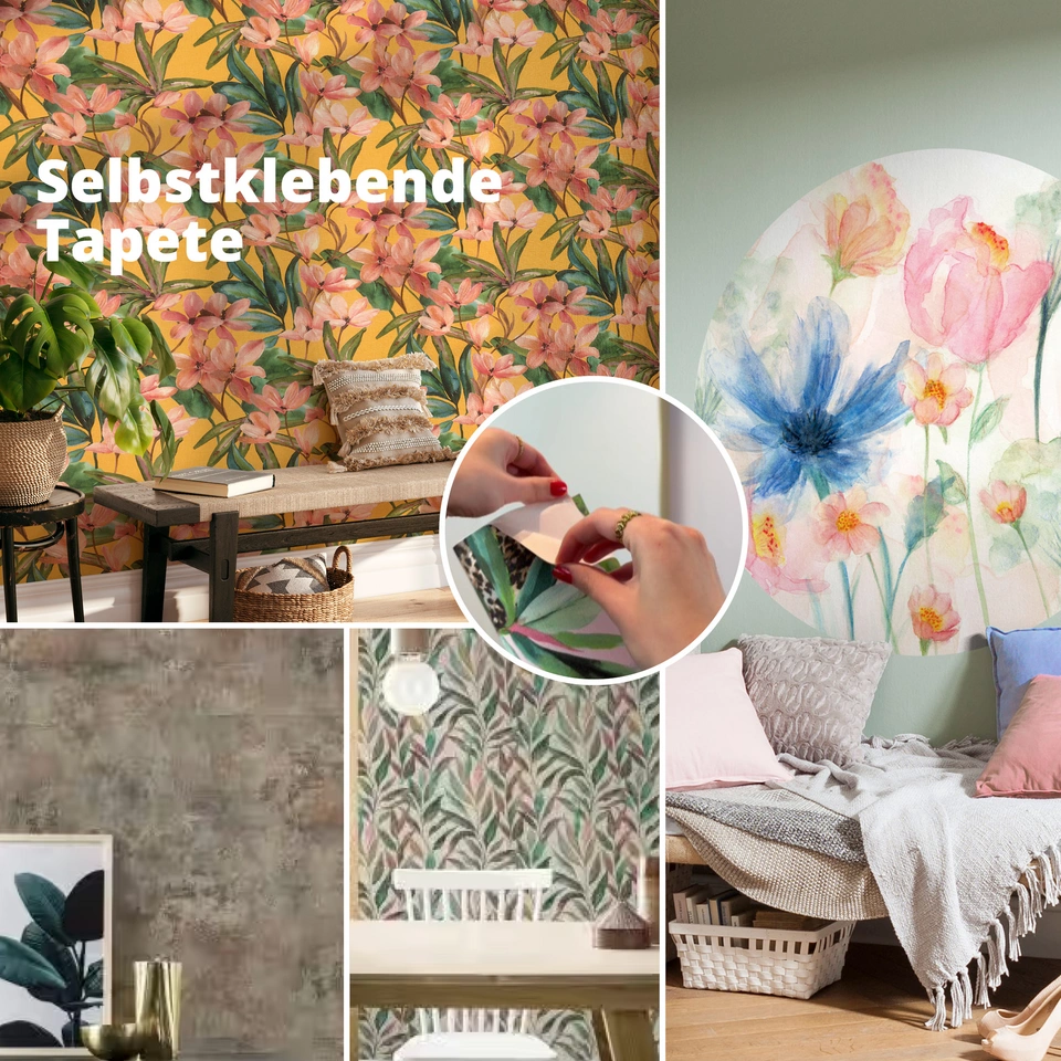 Tapetentrends 2026 selbstklebend